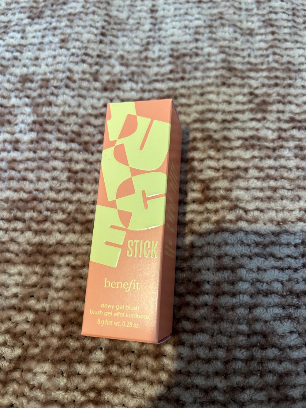 Benefit Dewy Gel Blush Stick — Coral Peach